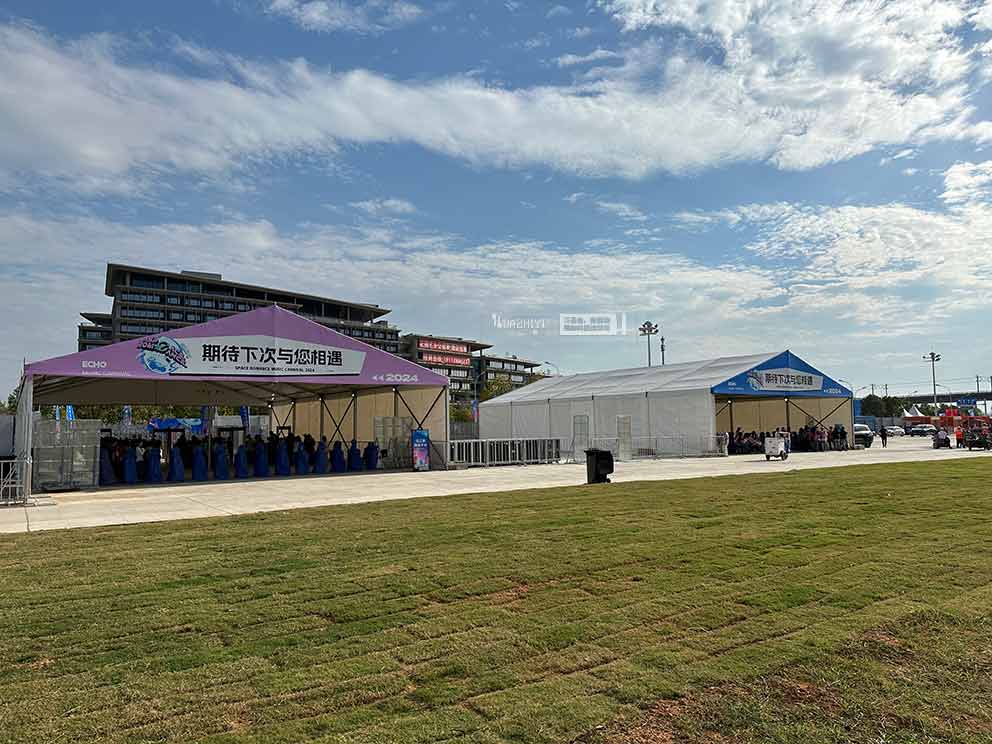 大型音樂節篷房搭建要多久？鄭州音樂節篷房租賃說清楚