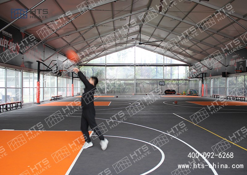 戶外篷房籃球館：家門口的運動場所，觸手可及的健康生活